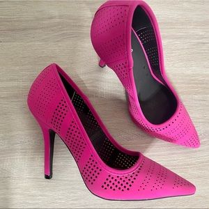 Qupid Hot Pink Shoes